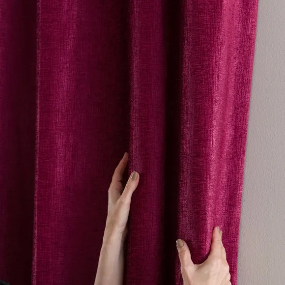 Chenille Eyelet Curtains (Blackout Available) 6