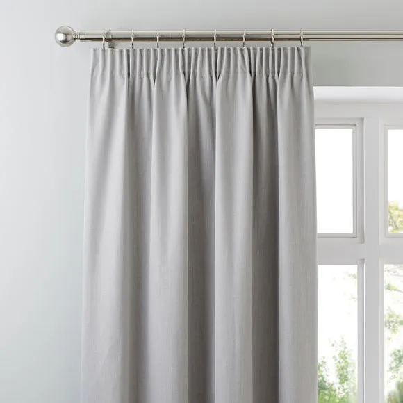 Solar Blackout Pencil Pleat Curtains 1