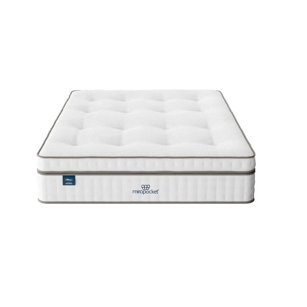 Silentnight Mirapocket 2000 Deluxe Box Top Mattress, Single
