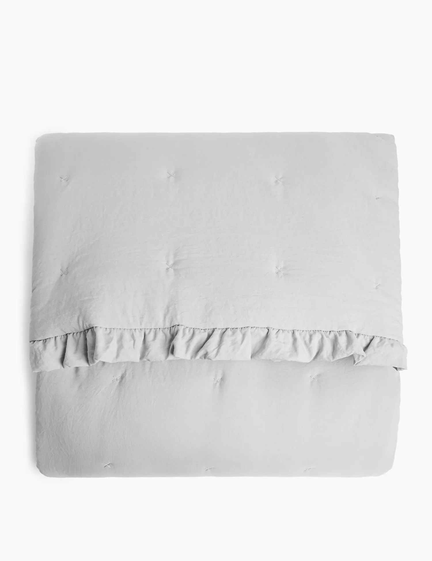 M&S Washed Quilted Bedspread