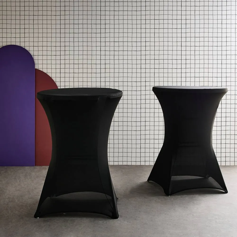 sweeek Pair of protective covers for event tables in Black 6
