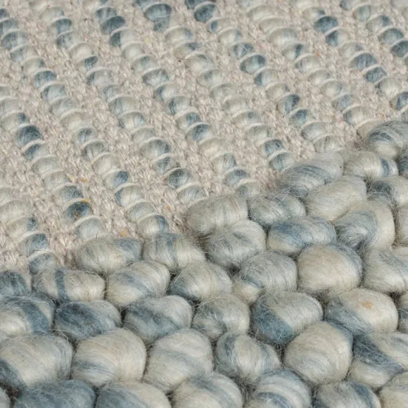 Pebble Wool Border Rug 2