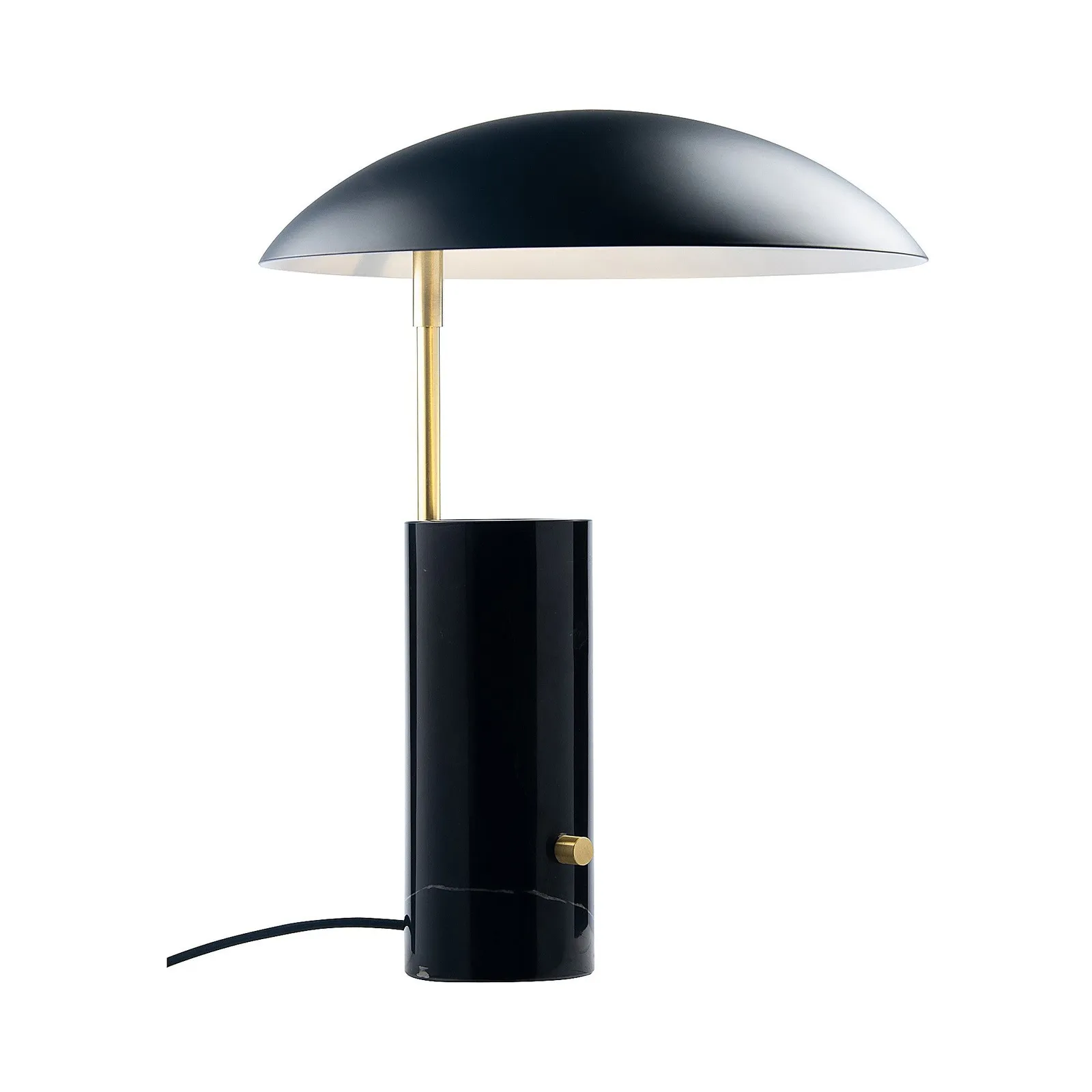 Nordlux Madem Table Lamp Black Marble Livingroom GU10 Switch