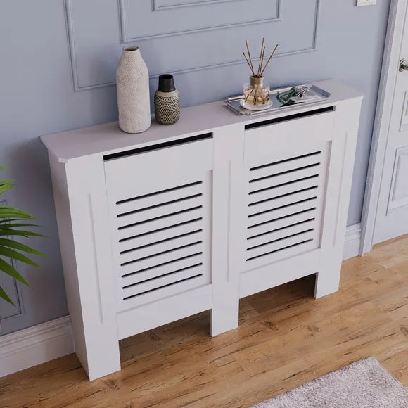 Return - Vida Designs Milton Radiator Cover, Medium White 3