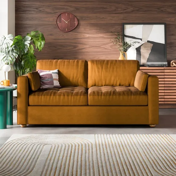Zoe II Velvet Sofa Bed 2
