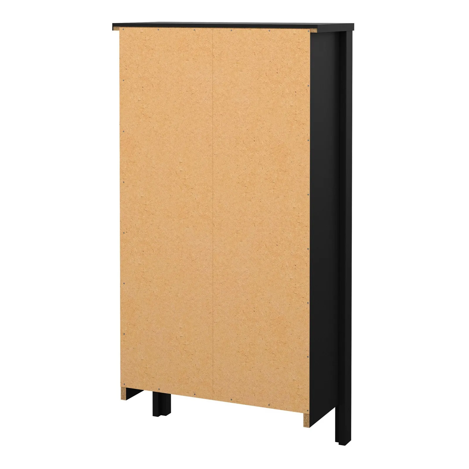 Furniture To Go Madrid Shoe Cabinet 2 Flip Down Doors in Black 4