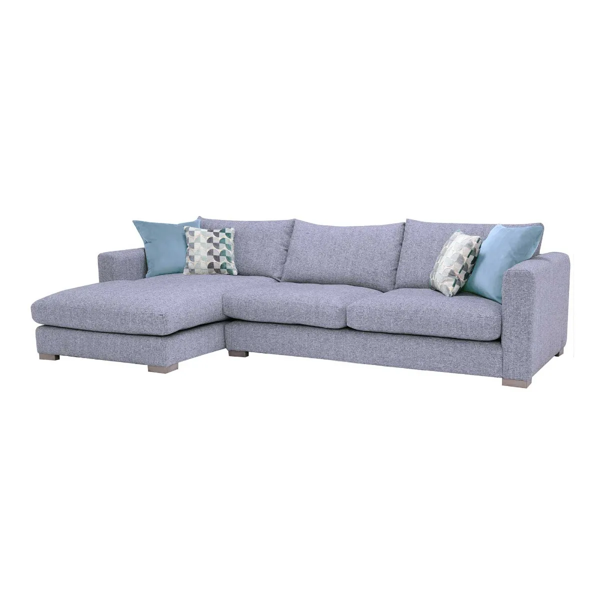 Fontella Large Left Hand Facing Chaise, Tabby Pool With Foam Interiors