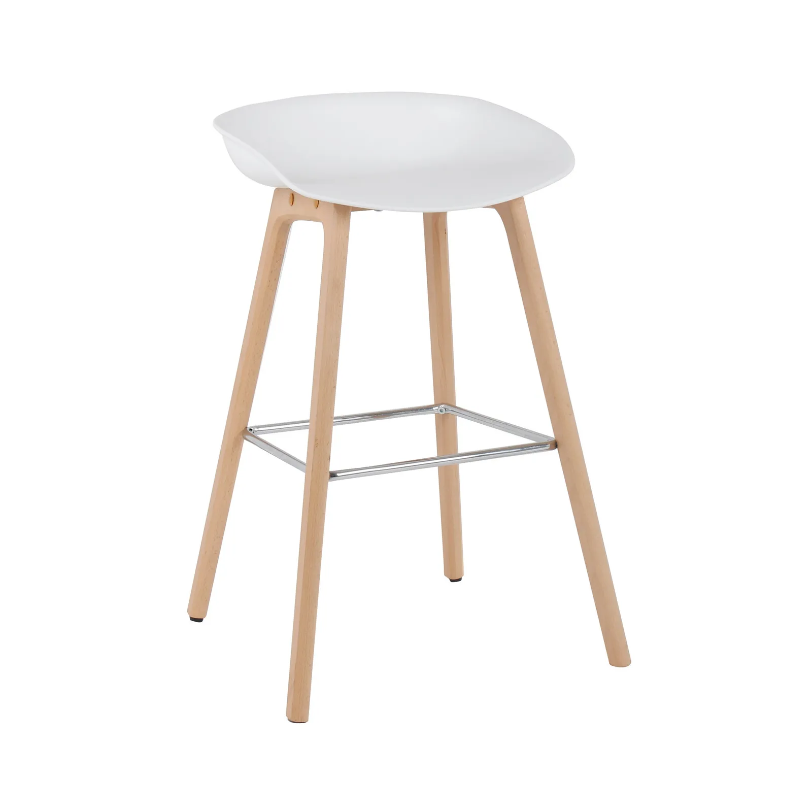 Erik White Bar Stool White