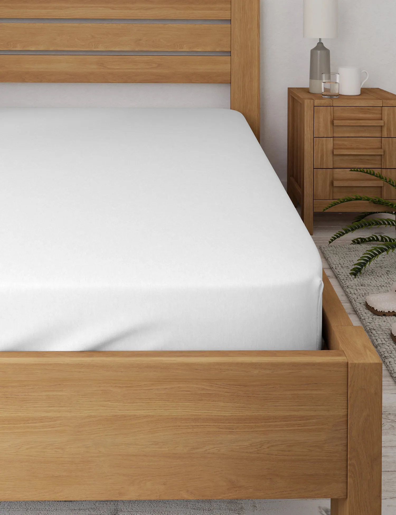 M&S 2 Pack Pure Cotton Cot Bed Fitted Sheets