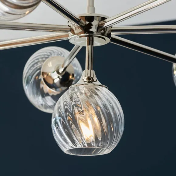 Vogue Asher Art Deco 8 Light Adjustable Ceiling Light 2