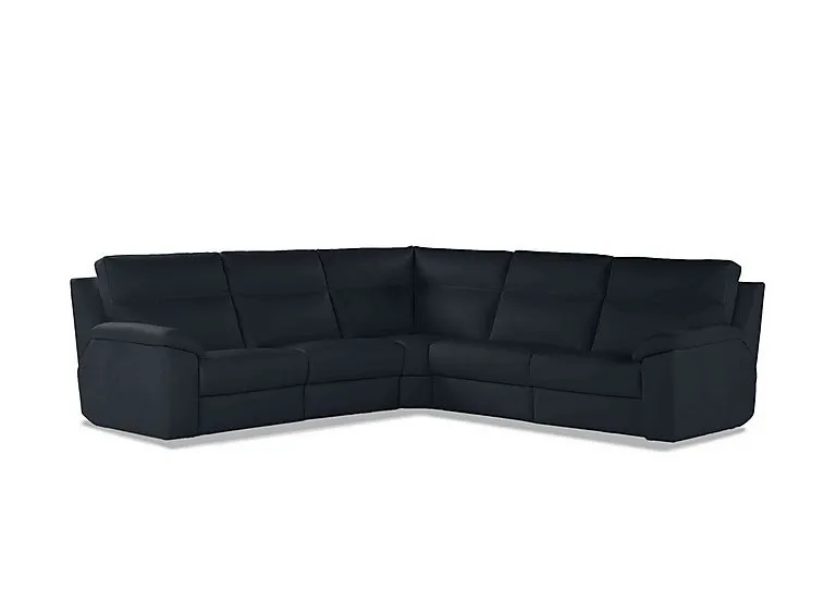 Pepino Large NC Leather Corner Sofa - Torello Blu