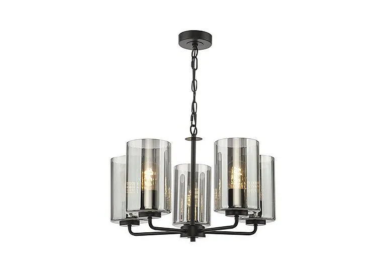 Velari 5 Light Pendant - Black
