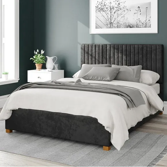 Grant Mirazzi Velvet Ottoman Bed Frame 1