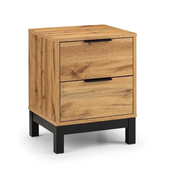 Bali 2 Drawer Bedside Table 2