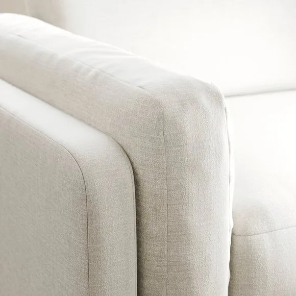 Newton Chenille Soft Texture Corner Chaise Sofa 6