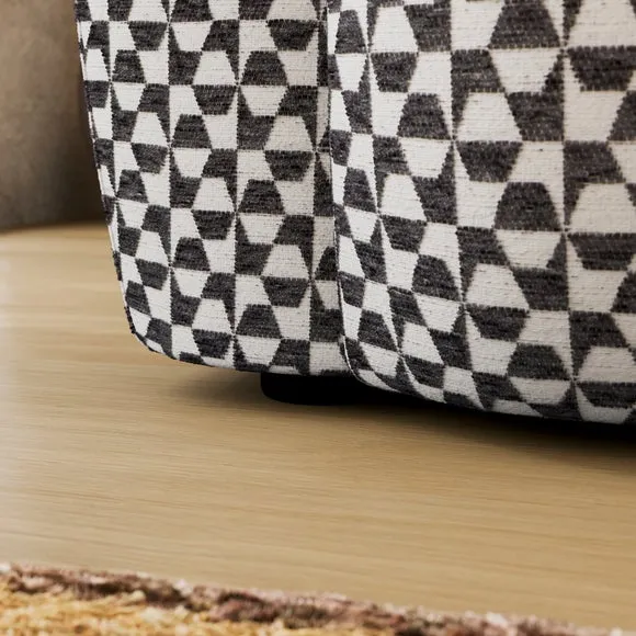 Marlo Geo Checkerboard Snuggle Chair 5
