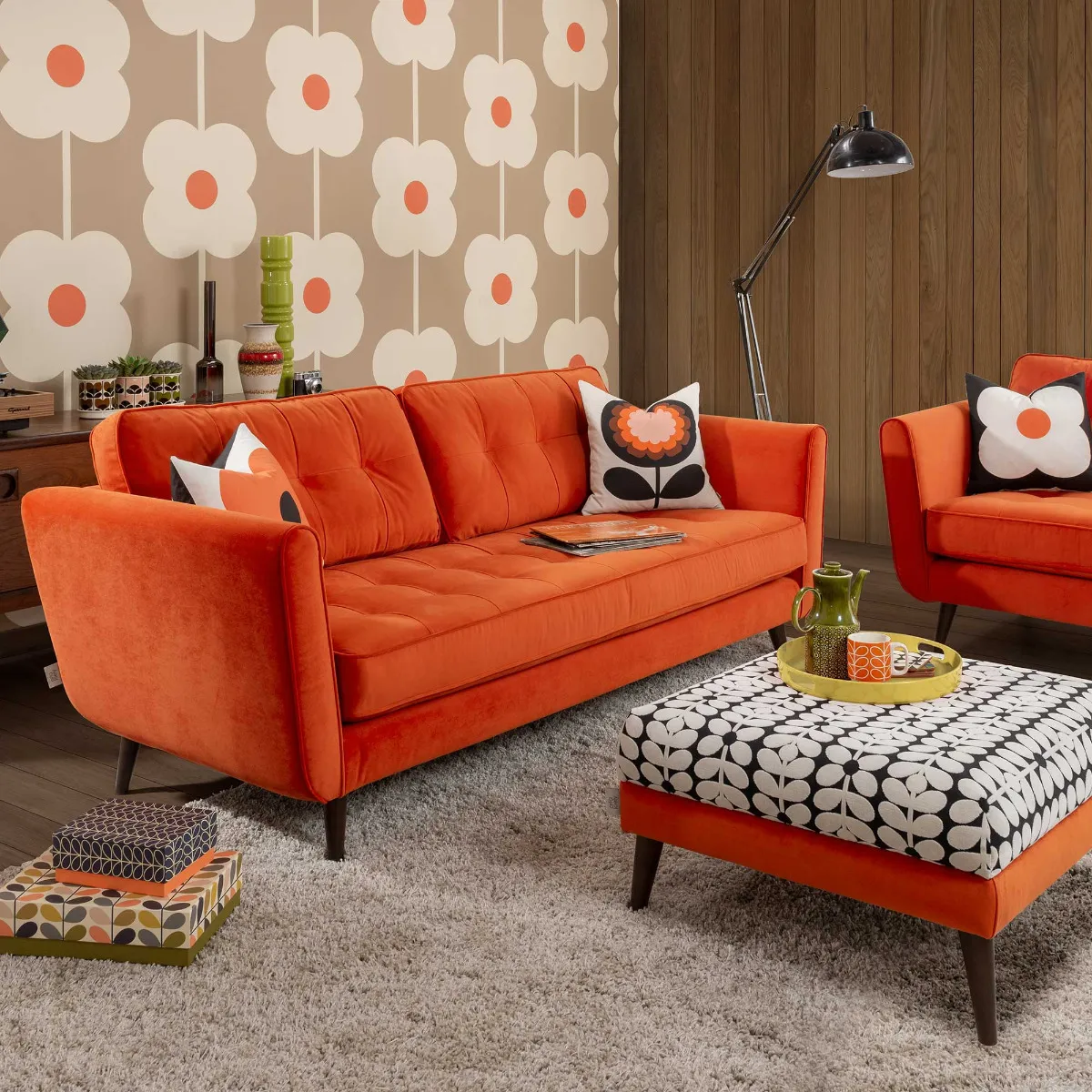 Orla Kiely Ivy Large Sofa