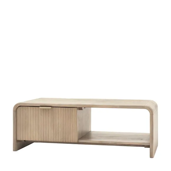 Cedar & Sage Ontario Mango Wood 1 Drawer Coffee Table 6