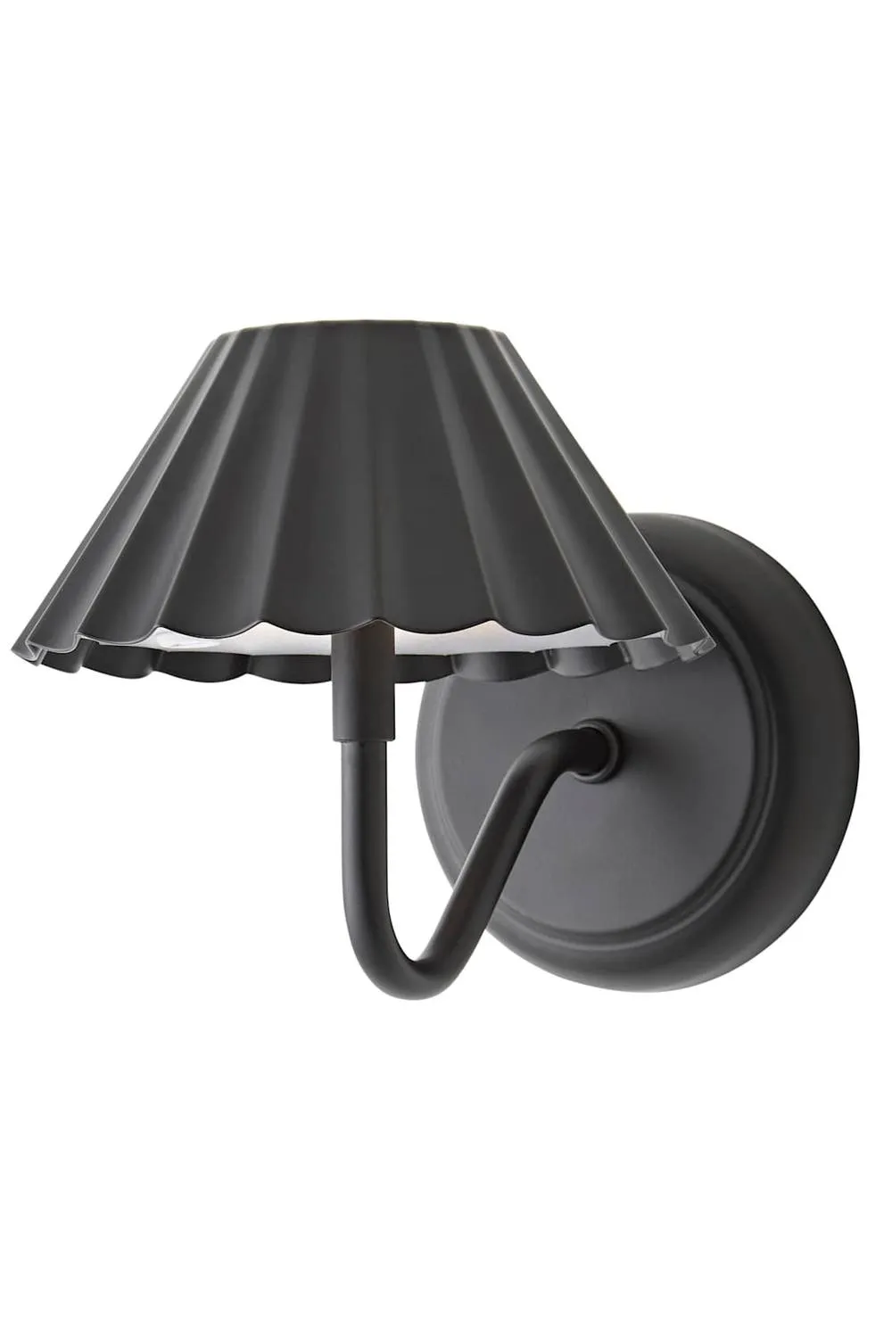 ValueLights Avery Portable Rechargeable Easy Fit Wall Light Fitting in Black 6