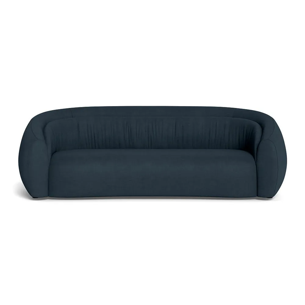 Heal's Flora 4 Seater Sofa Siena Cotton Deep Sea