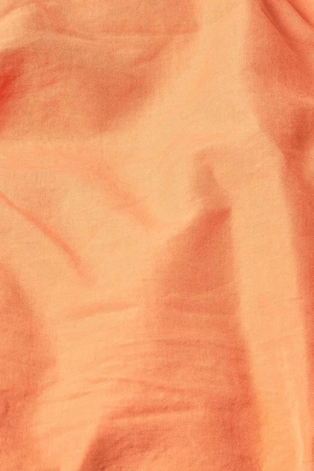 Homescapes Luxury Soft Plain Linen Deep Fitted Sheet 18 inch Deep in Burnt Orange 3