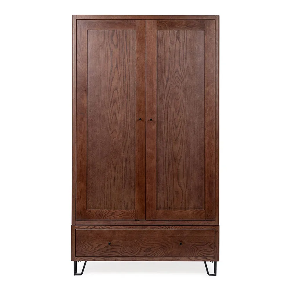 Heal's Brunel Double Wardrobe Dark Wood 2