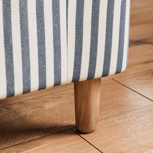 Max Linford Stripe Single Snuggle Sofa Bed 5