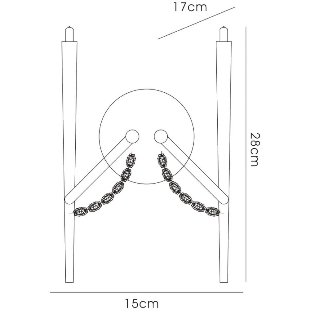 Netlighting Zest Wall Lamp 2 Light G4 Polished ChromeCrystal NOT LEDCFL Compatible in Grey 4