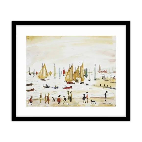 Yachts 1959 Lowry Framed Print 2