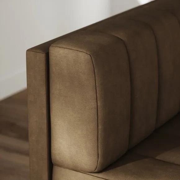 Amali Long Dining Bench, Faux Leather 3