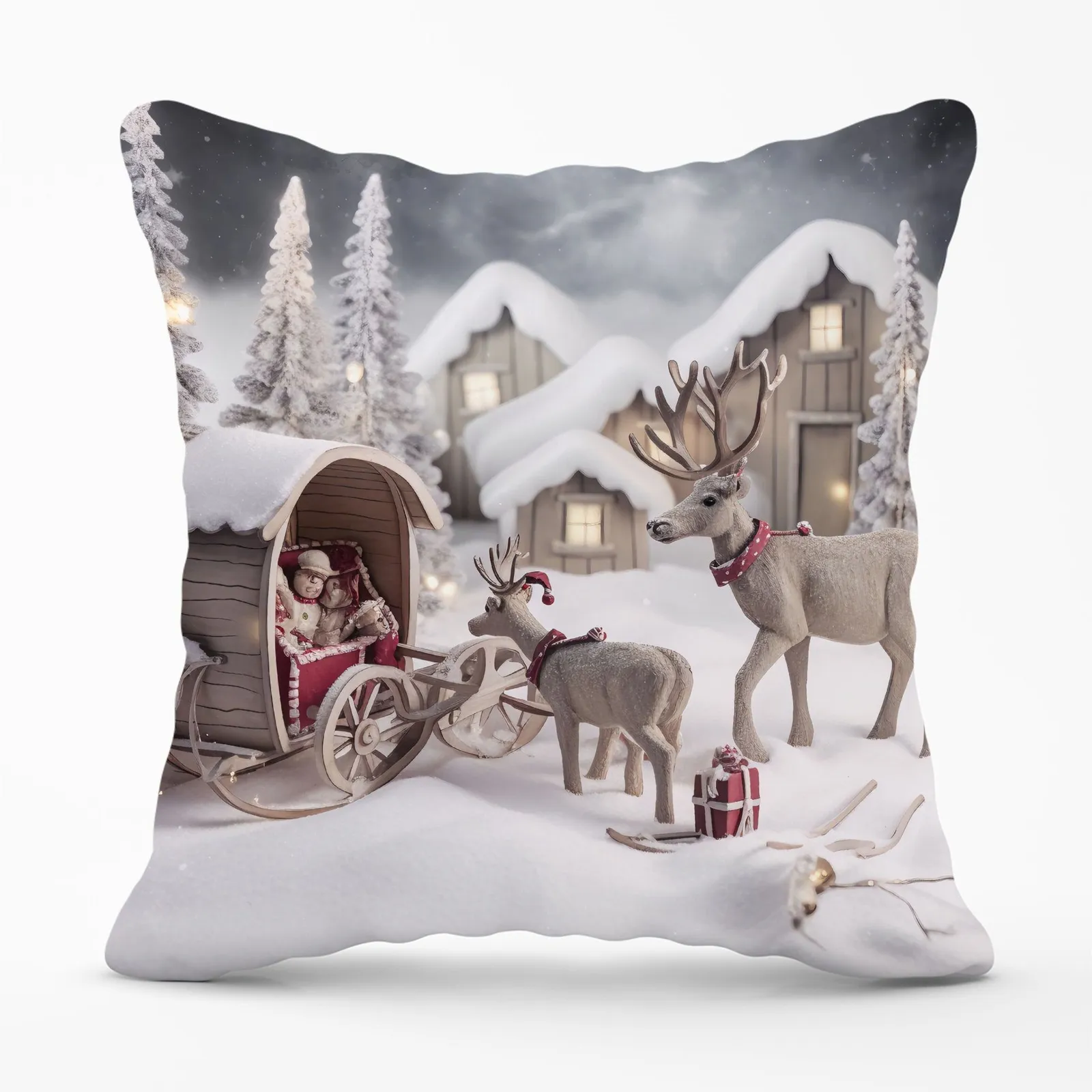 Warren Reed - Designer We Come Bearing Gifts Cushions