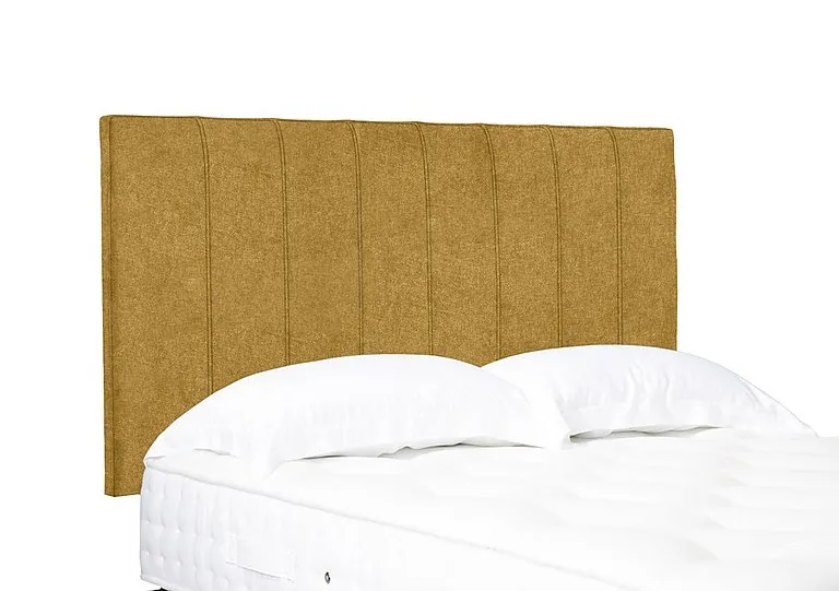 Artisan Collection Axel High Strutted Headboard - Single - Tweed Mustard