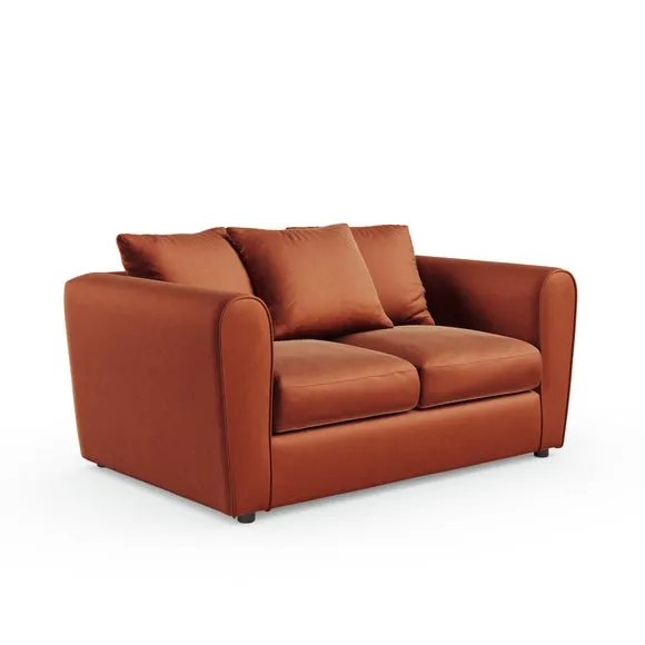 Blake Curved Arm Opulent Velvet 2 Seater Sofa 6