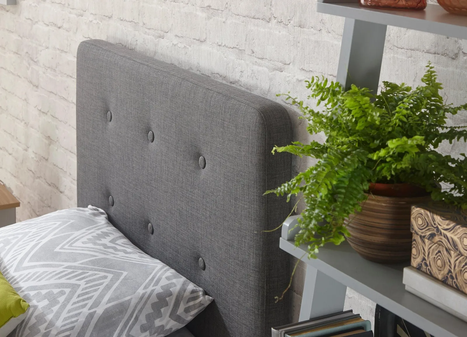 GFW Ashbourne Bed in Grey 3