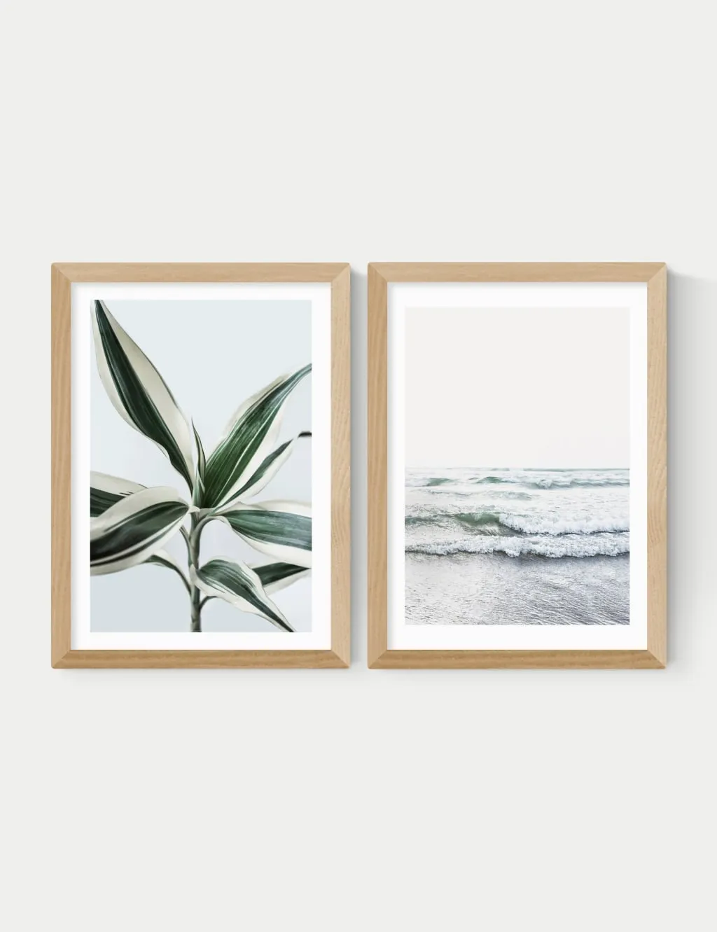 East End Prints Botanical Beach Twin Set Framed Art Natural