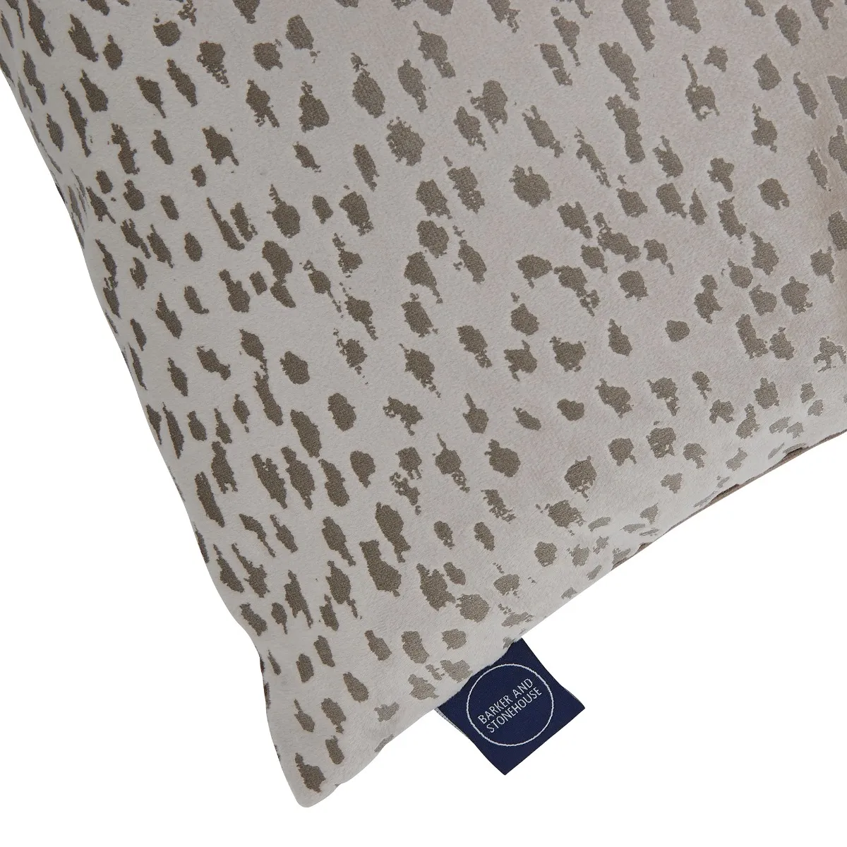 Staris Taupe Cushion, Square Fabric | Barker & Stonehouse 2