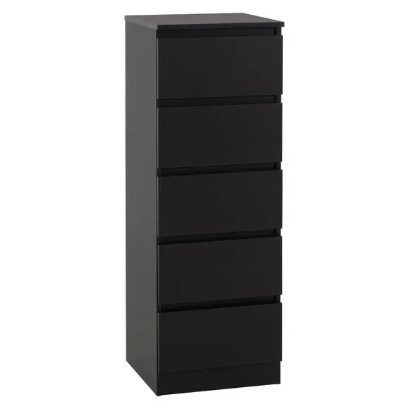 Walker 5 Drawer Narrow Chest 4