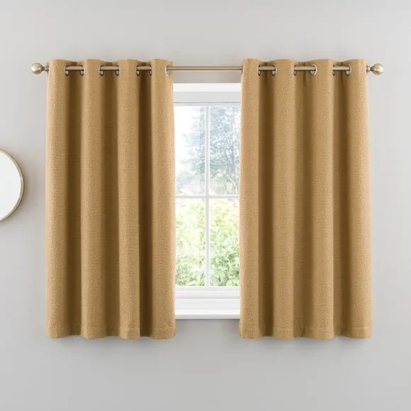Churchgate Woodhouse Boucle Eyelet Curtains (Blackout Available) 4