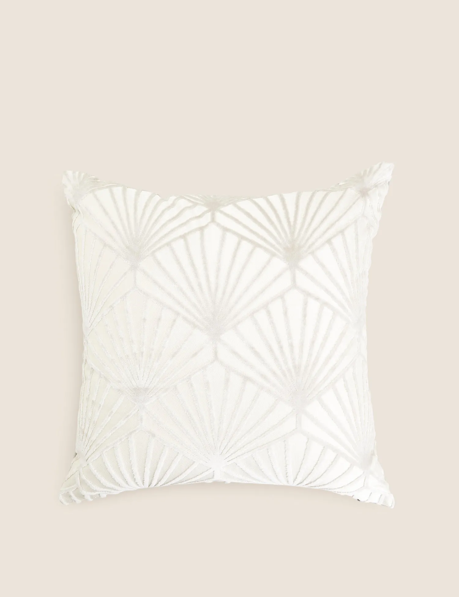 M&S Cut Velvet Art Deco Cushion