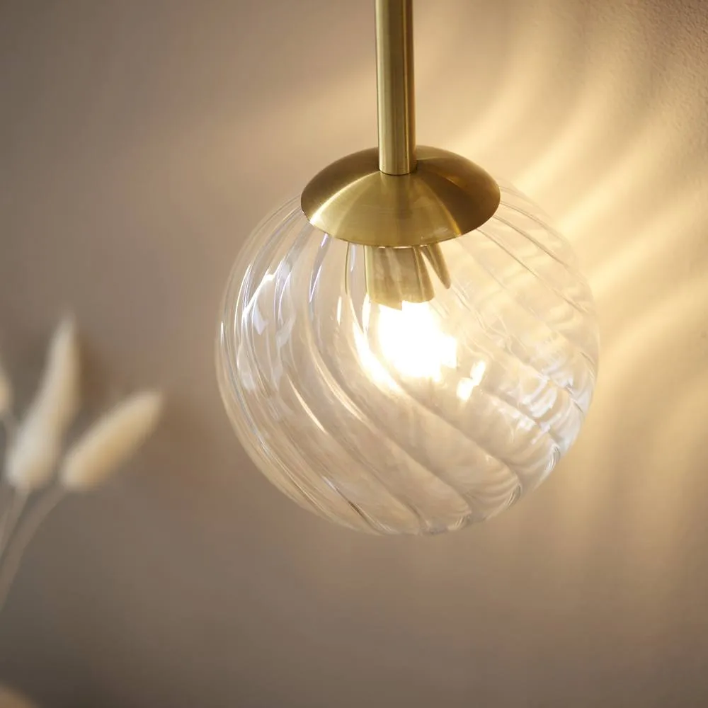 Netlighting Rome Globe Wall Lights & Glass 2x LED G9 in Yellow 5