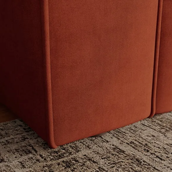 Abel Matte Velvet Snuggle Chair 5