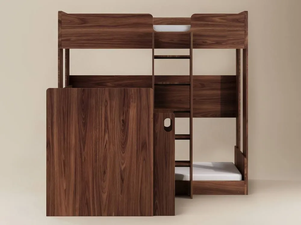 Flair Bode Triple Sleeper Bed in Walnut 6