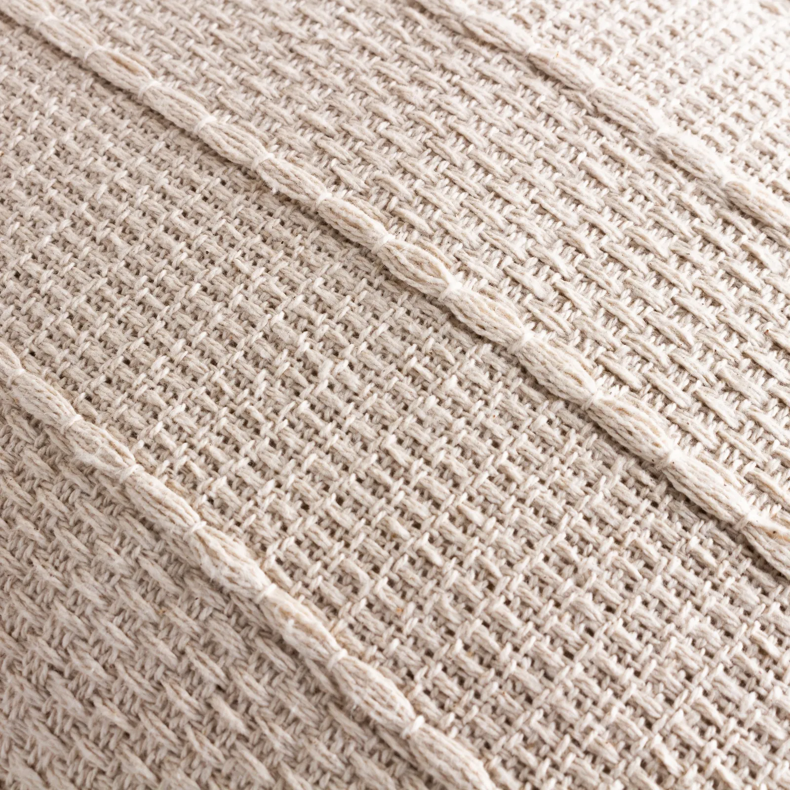 Yard Caliche 100% Cotton Woven Cushion in Natural 5
