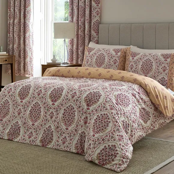 Dreams n Drapes Ashmead 100% Cotton Duvet Cover & Pillowcase Set 1