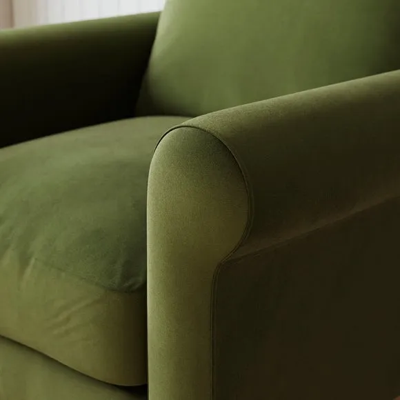 Maeve Velvet Compact Armchair 4