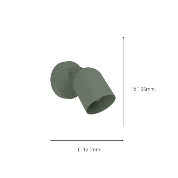 EGLO Tilston Minimalist Single Wall Spotlight 4