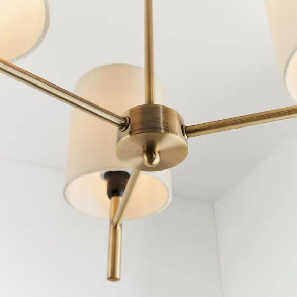 Vogue Dewey 3 Light Semi Flush Ceiling Light 5