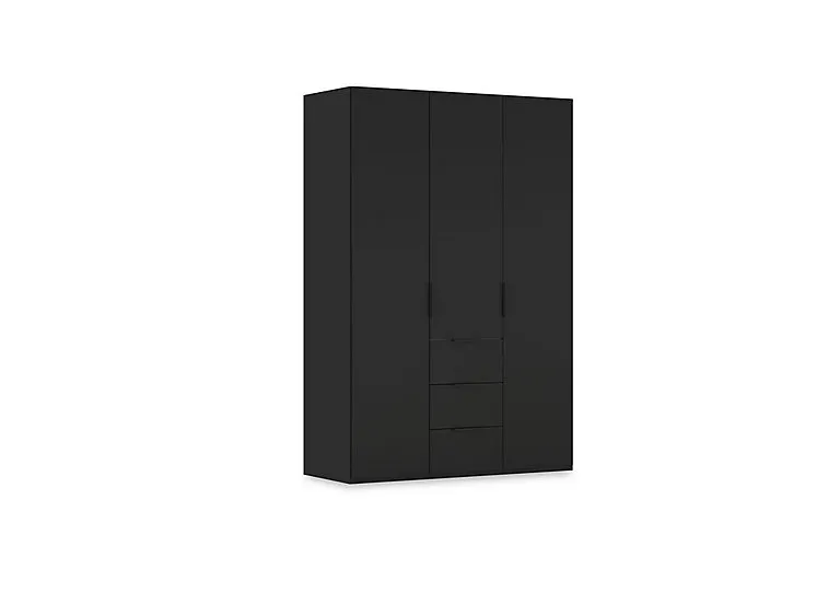 Haven 151cm 3 Door Combi Wardrobe with Décor Doors
