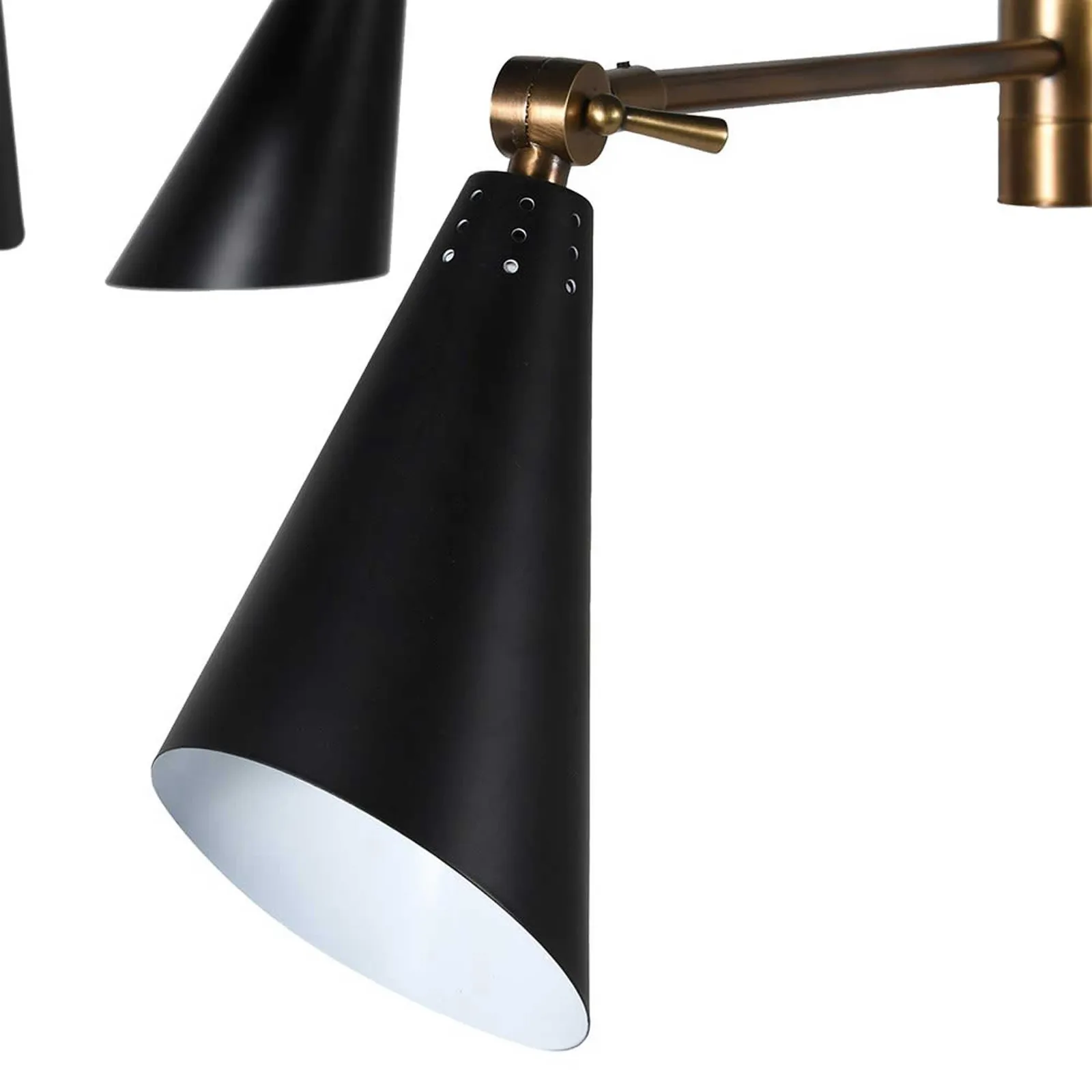 Black Cone Shade Pendant Light Metal | Barker & Stonehouse 3