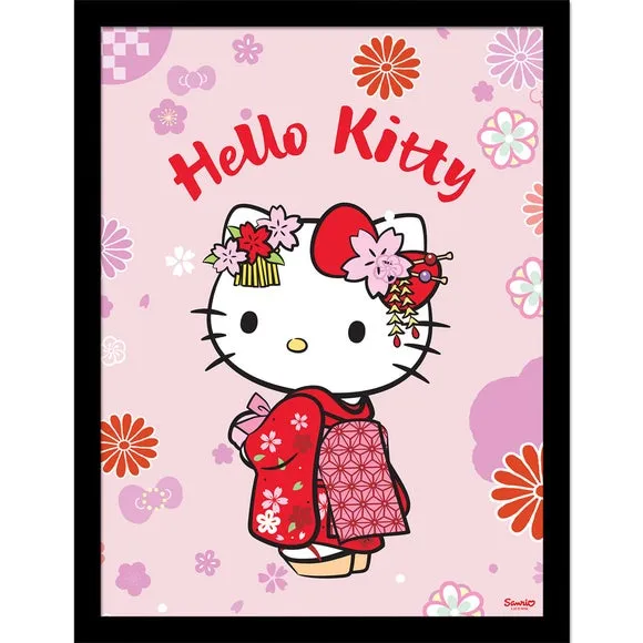 Hello Kitty Kimono Collector Framed Print 3